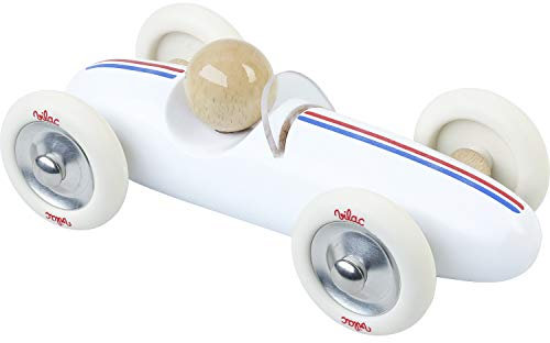 VILAC - Voiture Grand Prix vintage Blanche, 2341W