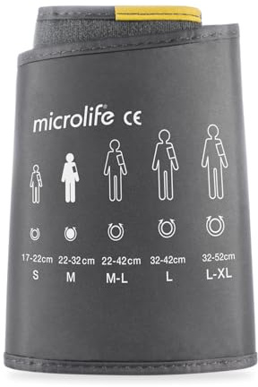 Microlife Official Medium Blood Pressure Monitor Cuff (22-32cm) | Wide-Range Soft & Comfortable Arm Cuff for Select Microlife Monitors (B1 Classic, B2 Basic, B3 AFIB & More)