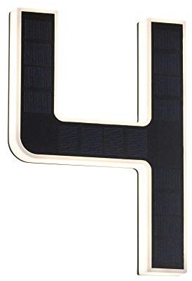 Paulmann Outdoor Solar Hausnummer 4 3000K IP44 Akk