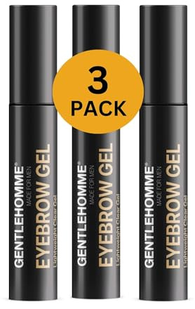 Gel A Sourcils Pour Hommes, Gel Fixateur De Sourcils, Gel Pour Sourcils Clair, Liquide Imperméable Et Anti-Transpiration - Gel Fixateur De Cils Longue Durée - Waterproof Transparent (Paquet de 3)
