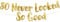 80 Never Looked So Good Gold Glitter Banner - 80th Birthday Party Decorations