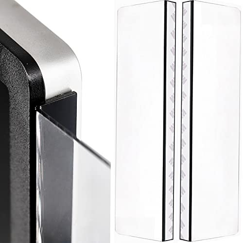 2 Pack Computer Monitor Memo Board for No Edge Monitors,Monitor Sticky Note Holder Computer Monitor Message Board Top Mount Left and Right