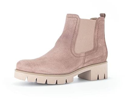 Gabor Damen Chelsea Boots, Frauen Stiefeletten,Wechselfußbett,Best Fitting,Winterschuhe,gefüttert,Stiefel,Bootee,Dark-Rose(Rose),40 EU / 6.5 UK