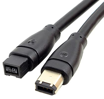 CY Câble FireWire 800 IEEE 1394 Firewire 800 à 6 broches 9p vers 6 broches 1,8 m, CA-018-HX