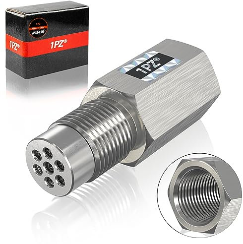 1PZ MI8-PI5 M18x1,5 Sensori Ossigeno Sistemi di Scarico Auto, Adattatore Universale per Distanziatore Estensore per Sensore di Ossigeno per Auto in Acciaio Inossidabile