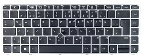 tradebit - Tastatur für HP Elitebook 840 G3 840 G4 745 G3 745 G4 848 G3 848 G4 Belieftung Beleuchtet Backlit Trackpoint DE QWERTZ