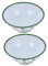 FUNOMOCYA 2 Pack Vintage Enamel Rice Bowls Snack Plates Kitchen Storage Bowls for Home