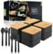 Moritz & Moritz 2er Set Bento Box Japanisch - Perfekte Lunchbox für Erwachsene und Kinder - Brotdose mit Fächern - Ideal für die Arbeit, Schule und Unterwegs