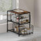 Meltrck Estante para especias, Estante de Almacenamiento Para Cocina, Organizador de Cocina, Cajón Deslizante de 2 Niveles, Almacenamiento de Escritorio, Para cocina, Sala de estar(Marrón Rústico)