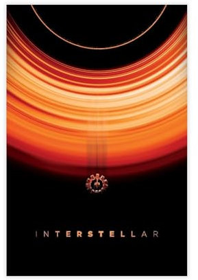 KJUFE Interstellar Filmposter, Leinwandposter, Wandkunst, Dekordruck, Gemälde für Wohnzimmer, Schlafzimmer, Dekoration, 20 x 30 cm
