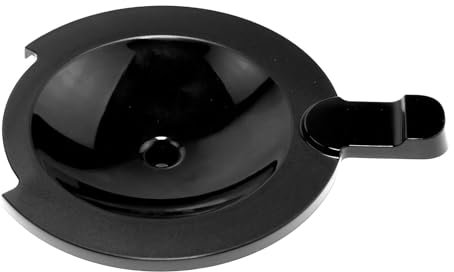 Deckel (Glaskanne) kompatibel mit/Ersatzteil für Braun AS00001539 KF1100WH/BK KF1500BK Kaffeemaschine