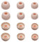 Silicone Ear Tips for Beats Studio Buds+Earbuds Tips for Beats Earbuds Replacement 6 Pairs Pink