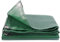 KRODEAIR Green Tarpaulin,Garden Tarpaulin with Eyelets ，450 g/m² Robust, Windproof Canvas Cover - for Outdoor Garden or Camping, 6.5X6.5ft/2X2.5m