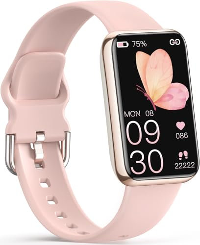 Health Fitness Tracker with 24/7 Heart Rate, Blood Oxygen, Blood Pressure, Sleep Tracker, 5ATM Waterproof Activity Trackers with Step Tracker, Pedometer (S & L Bands Included)