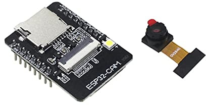 Sessleger Entwicklungskarte ESP32-CAM + Set mit Kameramodulen OV2640 520 KB + 4 M PSRAM 32 Mbit WiFi + Bluetooth Ultra Low Powers IoT 5 V