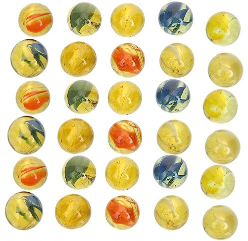 DRESSOOS 1 Marmorspielzeug Flache Murmeln Vasenfüller Murmeln Ball Murmeln Für Aquarien Murmeln Masse Kleine Murmeln Planke Spiele Strudel Farbige Murmeln Murmeln Tank Glas
