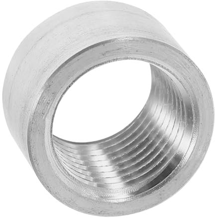 WOONEKY Aluminium Gewindesitzanschluss mit Sicherer Passform und Einfacher Handhabung für Kundenspezifische Fertigungsprojekte in Fluid und Kühlsystemen Silber