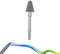 Tab Pen Plus Tips AP500U for Lenovo Tab P12 Pen Plus Tips for Lenovo Tab 12.7 Inch TB370FU for Tab P12 for Tab M10 Plus 5G / Y700 / Tab M11/ Tab K11 (Grey)