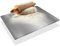 DHINCHANSAIB Tagliere in Acciaio Inox, Spianatoia Professionale Inossidabile, Piano di Lavoro Cucina per impastare pizza, pane, pasta sfoglia, cioccolato e dolci - Larghezza 500x400 Piega 15mm