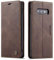 owlhold Samsung Galaxy S10e hülle Galaxy S10e Klapphülle Premium PU Leder Handytasche Weiches Vintage Faltbare Schutzhülle Kartenfach Standfunktion Handyhülle Samsung Galaxy S10e 5G - Kaffee