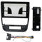 pour Peugeot 406 1999 2000 2001 2002 2003 2004 9 Pouces Autoradio Fascias Lecteur Stéréo 2 Din Unité Principale Panneau Tableau Bord Cadre Autoradio Cache Radio(Black Frame Cable)