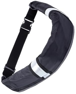 Salvagente, Giubbotto Gonfiabile Regolabile con Pagaia, Dispositivo di Salvataggio per Nuoto, Pesca, Snorkeling, Paddle, Piscina, Spiaggia e Sopravvivenza