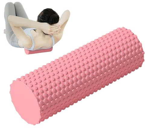 Yoga Roller | 30cm Deep Tissue Stretcher,Back Foam Roller | for Yoga Pilates Gym Home Office Massage Back Foot Leg Calf Thigh Arm Body Muscle Workout