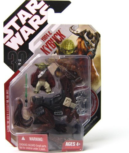 Star Wars 30th Anniversary Yoda with Kybuck Action figure with Coin 2007
