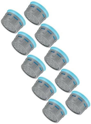 Schläfer 01802002 | Strahlregler Inneneinsatz kompatibel mit Neoperl Long Life Wasserhahn-Luftsprudler M22x1,M24x1, Luftsprudler-Inneneinsatz M22, M24, Filterkartusche mit Dichtungen m22/m24, 10stk