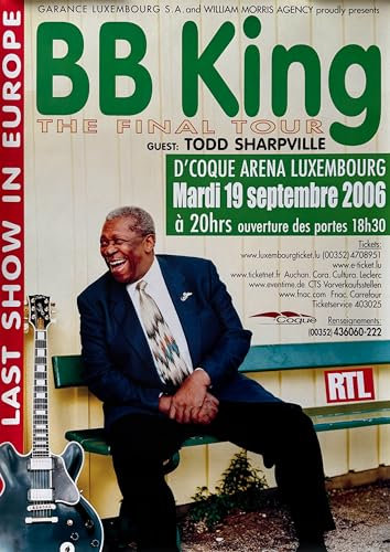 BB King – 69 x 97 cm zeigt/Poster