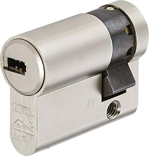 ABUS Profilhalbzylinder EC660 10 x 30 mm, Türzylinder, Silber