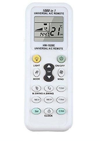 Universal Air Conditioner Remote Control LCD A/C Conditioning Controller 1000 in 1 for MITSUBISHI TOSHIBA HITACHI FUJITSU DAEWOO LG SHARP SAMSUNG ELECTROLUX SANYO AUX GREE HAIER HUAWEI Air Condition