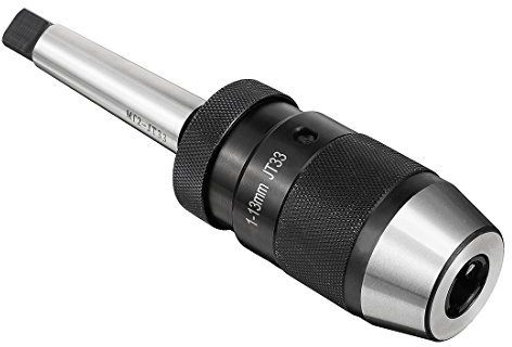 sourcing map 1/32-1/2 (1mm-13mm) Schlüsselloses Bohrfutter mit #2 Morsekonus MT2-JT33 Aufnahme