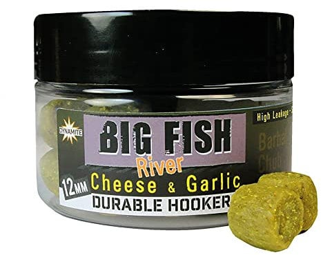Dynamite Big Fish River Cheese & Garlic 12mm Durable Hookers