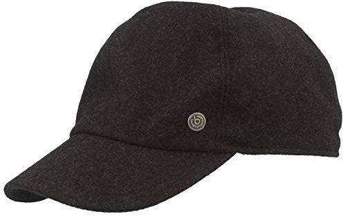 bugatti - Windstopper Baseball Mütze, Cap, Herren, ausklappbarer Ohrenschutz, Ohrenklappen, OS-Mütze (56, Grau)