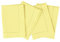 Solino Home Servietten aus Baumwollleinen mit Hohlsaum, natürlicher Stoff, 50.8x50.8 cm, 4 Stück, gelbe Stoffservietten für Frühling, Ostern, Sommer, Esszimmer, handgefertigt und maschinenwaschbar