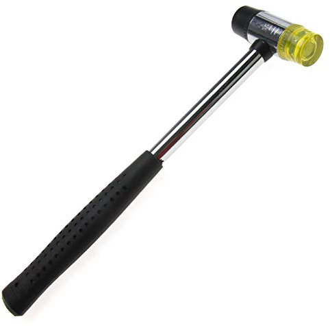 Mini martello martello 25mm antiscivolo Grip doppio fronte nylon gomma martello per legno gioielli e lavori artigianali