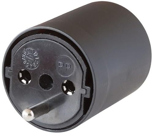 Brennenstuhl Fix-Adapter DE auf CH schwarz 230V 3-polig