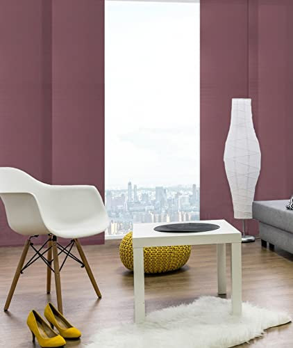 MADECOSTORE Flächenvorhang, 50 cm lang, 50 cm lang, 260 cm, Violett