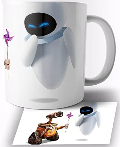 TusRelojes Wall E & Eve Tasse en Céramique Blanche 325ml Mug