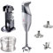 Bamix® M200, Set di frullatori DELUXE, corpo C, 200 W, bianco-grigio chiaro