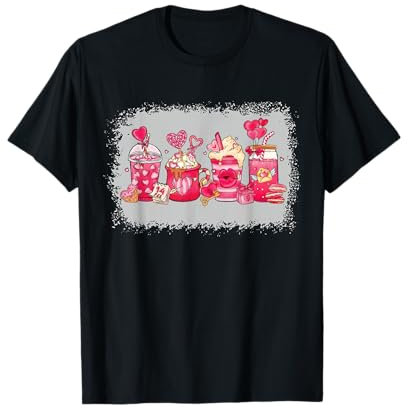 Valentine Tasse à chocolat chaud Menthe poivrée Moka T-Shirt
