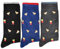 6 Paia Calze da Uomo Estive Colorate con Fantasia in Filo di Scozia - Cotone Elasticizzato - Made in Italy - Resistenti - Lunghe e Corte (39/42, Pizza&Chips Classico Basso)