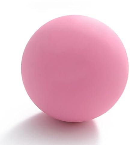 Pelota De Masaje Para Yoga, Fascia, Set de 2 Bolas para masajes - Bolas de lacrosse para automasajes - 2 Pelotas para fisioterapia crossfit terapia de puntos - Massage Balls (rosa)