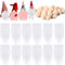 Ekakashop 12Pcs Kunstpelzstoff GNOME Bart Mit Holzkugeln Set,Weihnachten Vorgeschnittener Zwergenbart,Ostern Weihnachten Deko Wichtel Bart Basteln für DIY Weihnachtsmann Wichtel Puppe
