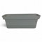 Ecoplast | Balconetta Origine 50cm, Fioriera da Esterno in Plastica, Fioriera da Balcone Tortora Chiaro, 49x16,5x17, Made in Italy