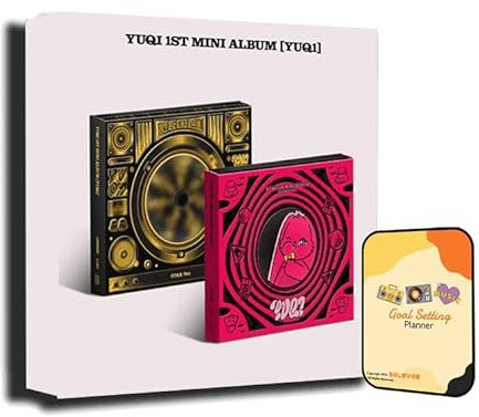 Dreamus YUQI (G) I-DLE Album - YUQ1 STAR + RABBIT (2 ver.) Full Album Set+Pre Order Benefits+BolsVos Exclusive K-POP Giveaways Package