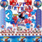 92 Stück Geburtstagsdeko 3 Jahre, Geburtstag Partygeschirr Set Kinder, Anime Party Dekoration, Party Tableware