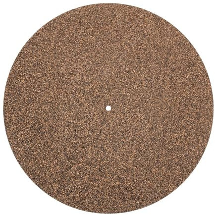 Sarini 12 Inch Turntable Deck Mat, Cork Turntable Anti-Slip Mat Anti-Slip Anti-Static Vinyl Record Player Anti-Slip Mat For LP Records