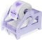 MUNBYN Label Holder for Rolls and Stack Fan-Fold Labels, ILH01, Purple